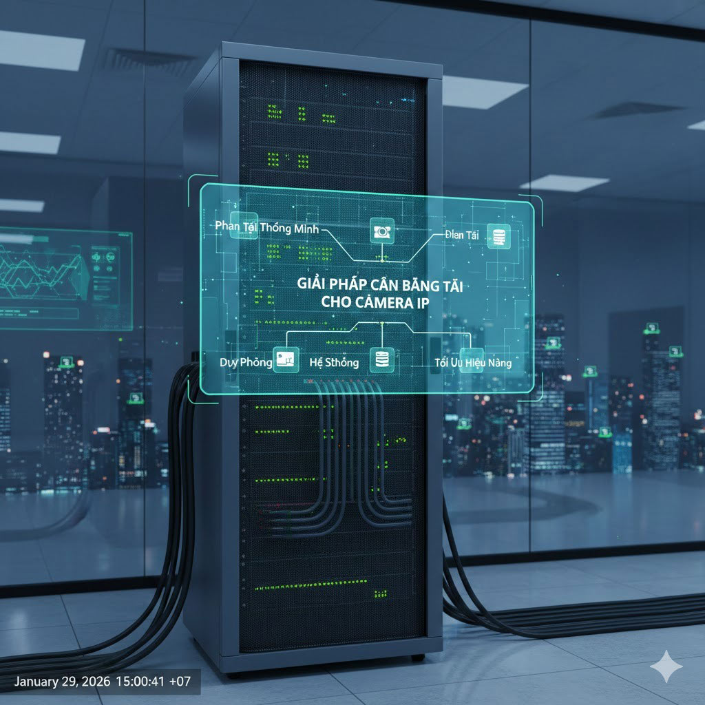 cân bằng tải camera IP